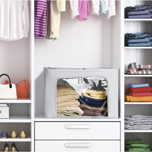 Organizér na posteľnú bielizeň - 40 x 30 x 20 cm, 2 ks