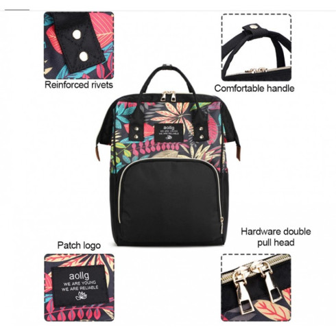 Organizér - taška na kočík pre mamičky, čierna