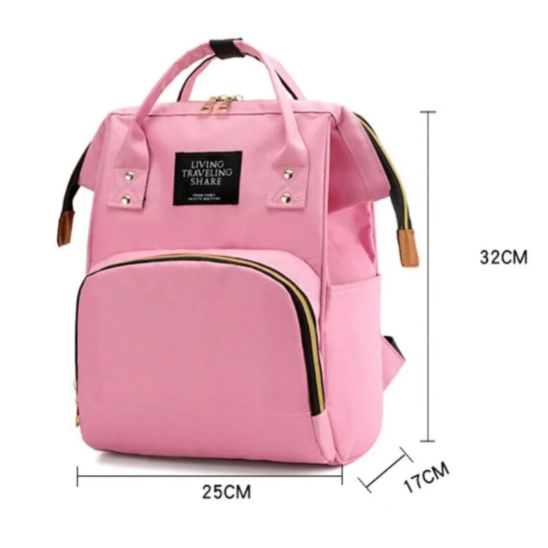 Organizér na kočárek pro matky, růžový