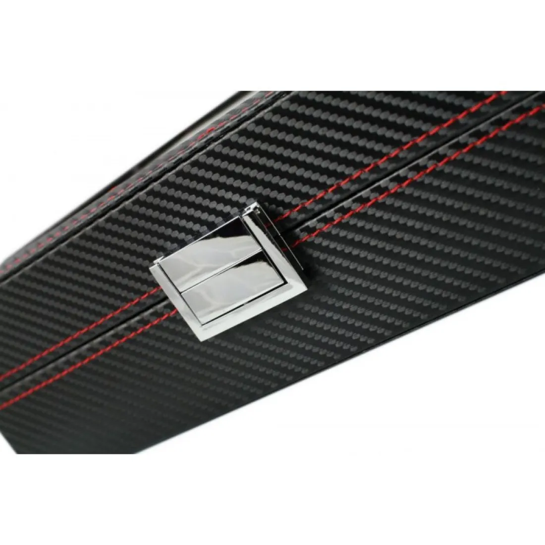 Organizér na hodinky, úložný box Carbon 6ks - černý