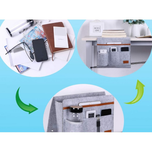 Organizér z filcu - šedý