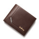 Pánska elegantná peňaženka - tmavo hnedá
