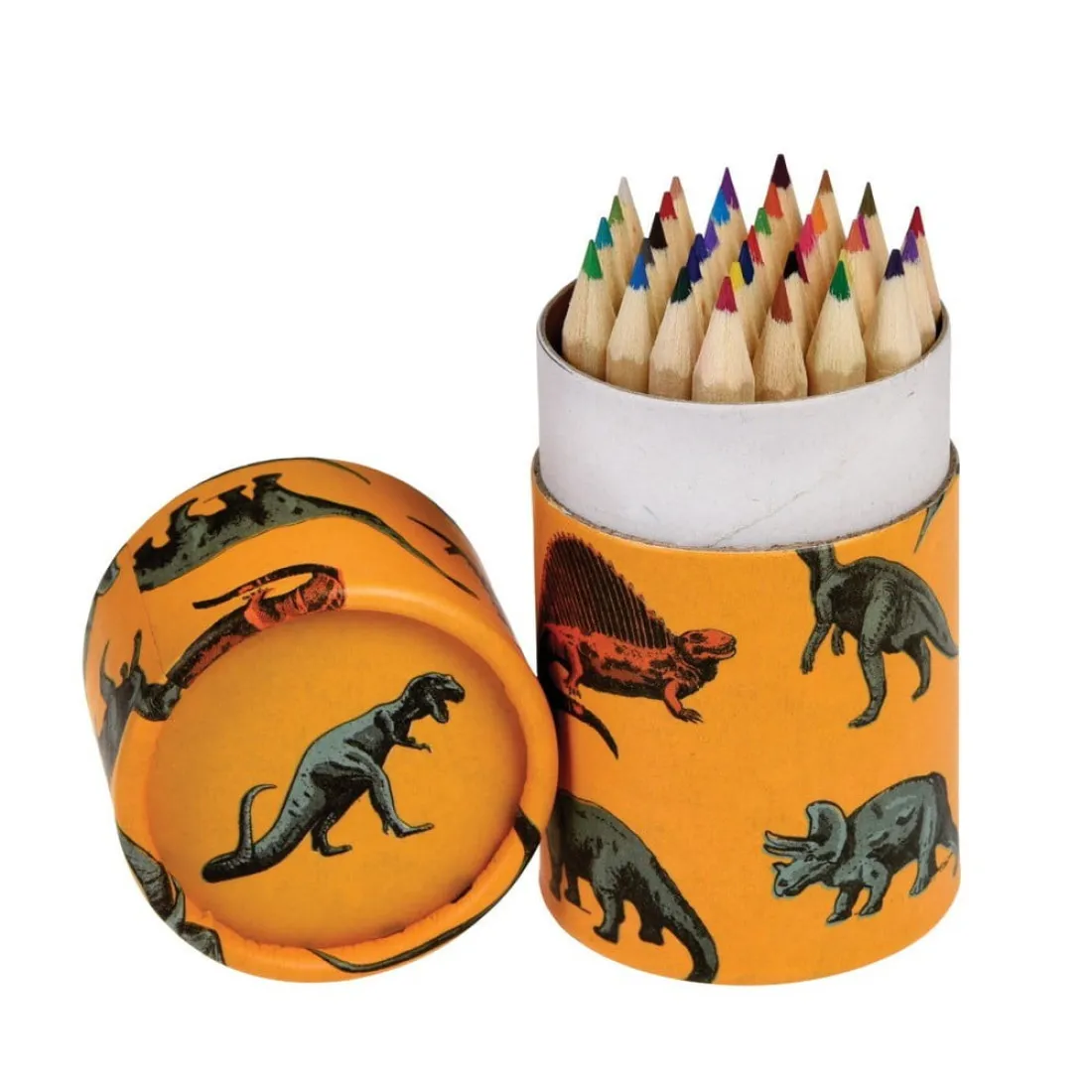 Pastelky v kartonovém pouzdře s dinosaury 36 ks