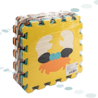 Penová podložka puzzle 9ks, zvieratká