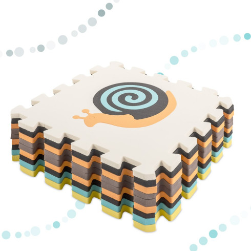 Penová podložka puzzle 9ks, zvieratká