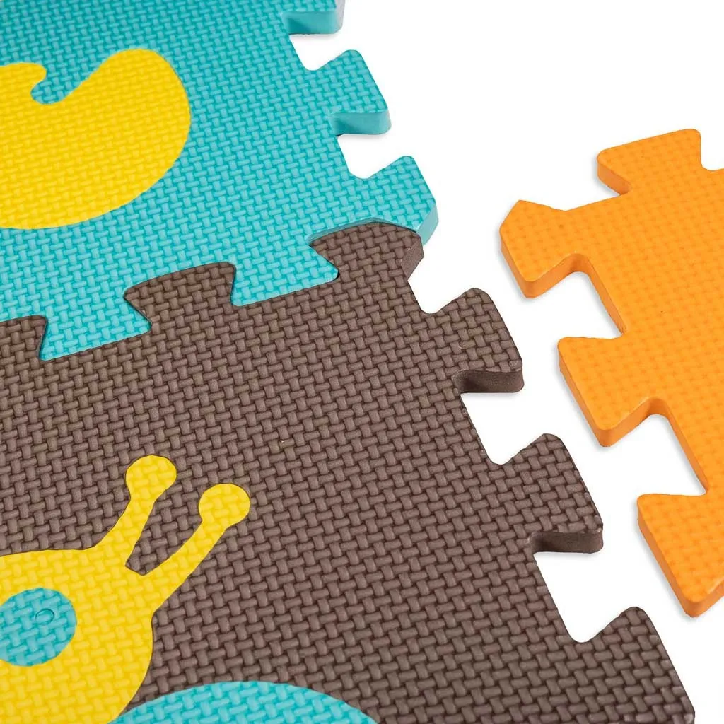 Pěnová podložka puzzle 9ks, zvířátka