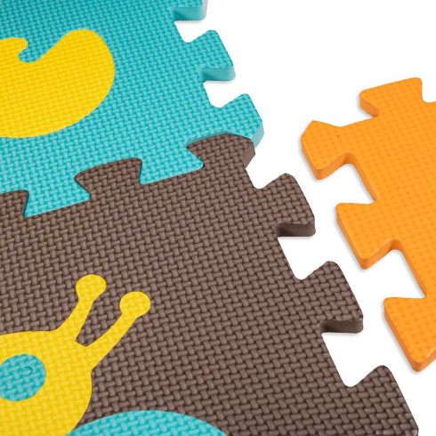 Penová podložka puzzle 9ks, zvieratká