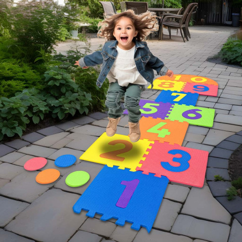 Pěnová podložka, puzzle - čísla