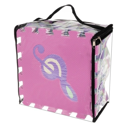 Penové puzzle 30 x 30 cm, 25 ks farebné