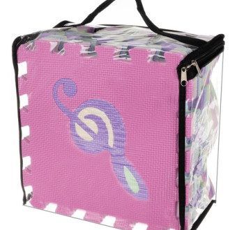 Penové puzzle 30 x 30 cm, 25 ks farebné