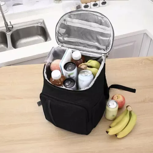 Piknikový batoh termo - 26 L, čierny