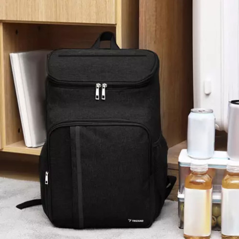 Piknikový batoh termo - 26 L, čierny