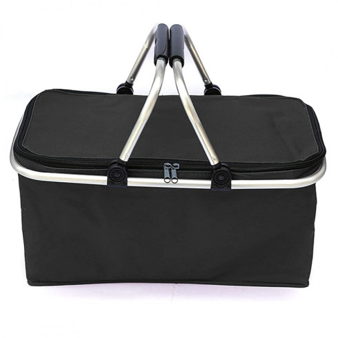 Piknikový košík termo, skladací - motív kotva