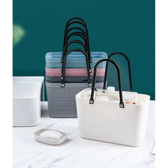 Plastová kabelka/nákupný košík - antracitový