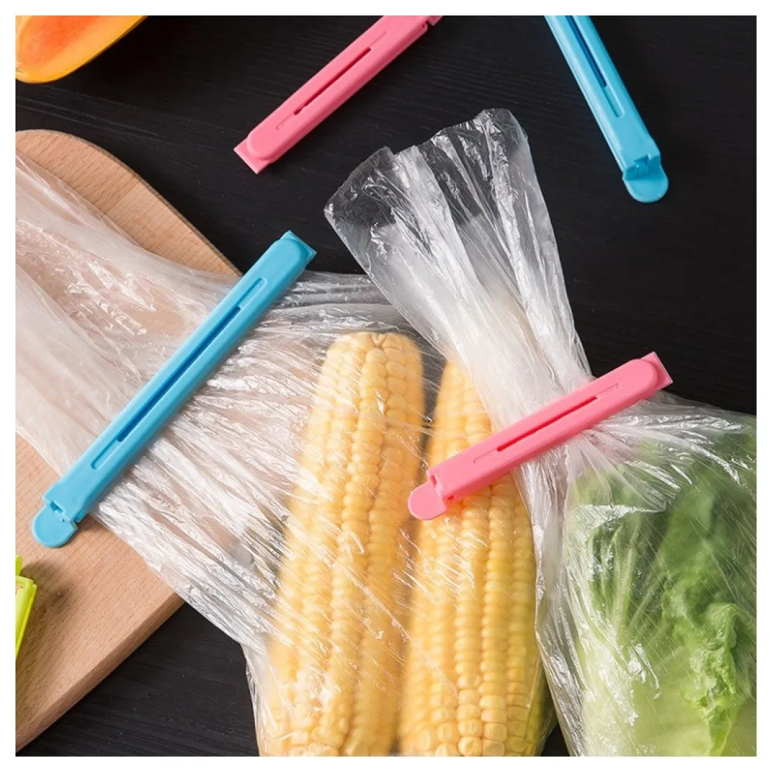 Plastové klipy na potraviny - 12ks