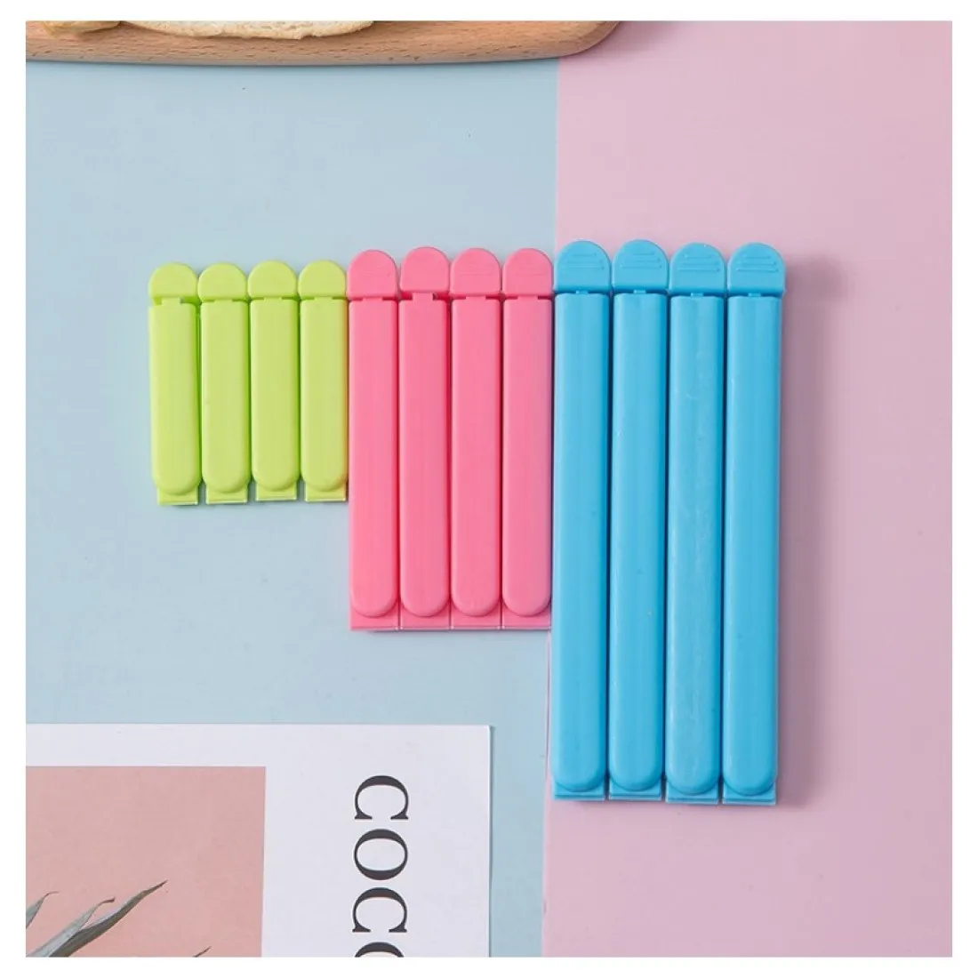 Plastové klipy na potraviny - 12ks