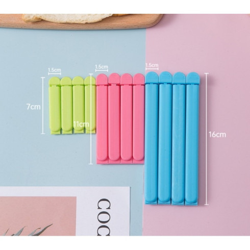 Plastové spony na potraviny - 12ks