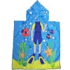 Plážová osuška s kapucňou, pelerína pre deti - Potápač