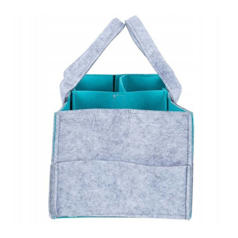 Plstený úložný organizér - zelený