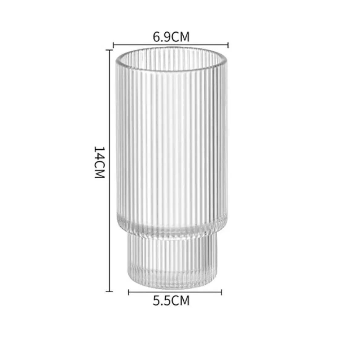 Poháre na drinky alebo Latté caffe - 270ml, 4 ks