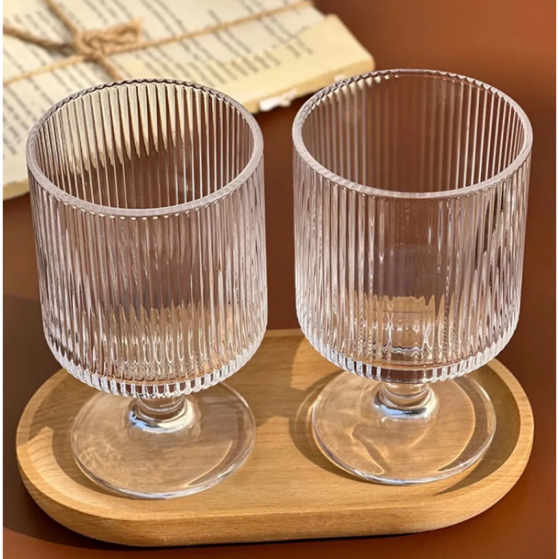 Poháre na kávu, dezerty 225 ml - sada 6ks