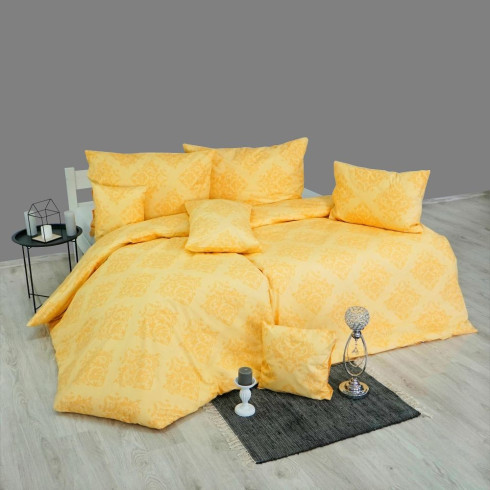 Posteľné obliečky Ornament Exclusive - žlté 200 x 140 cm