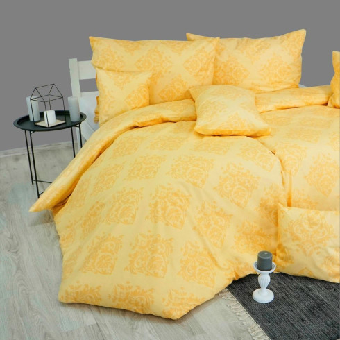 Posteľné obliečky Ornament Exclusive - žlté 200 x 140 cm