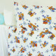Detské posteľné obliečky motív medvedík - biele 130 x 90 cm