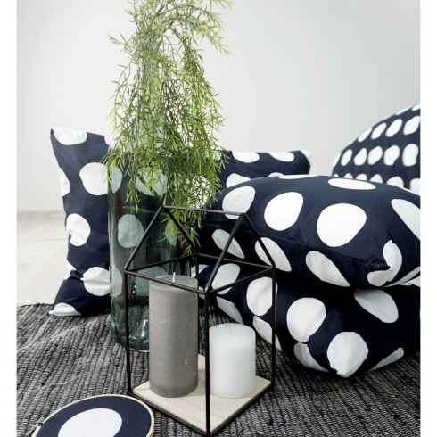 Posteľné obliečky Dots Delux - čierne 200 x 140 cm