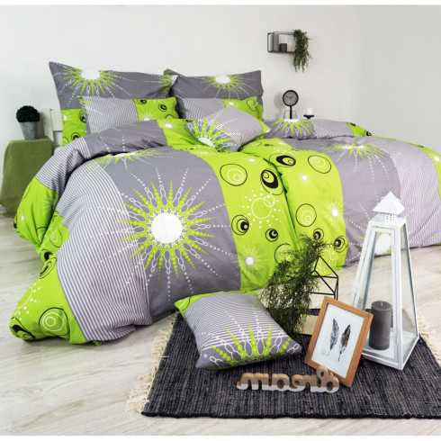 Posteľné obliečky Tilia Delux - zelené 200 x 140 cm