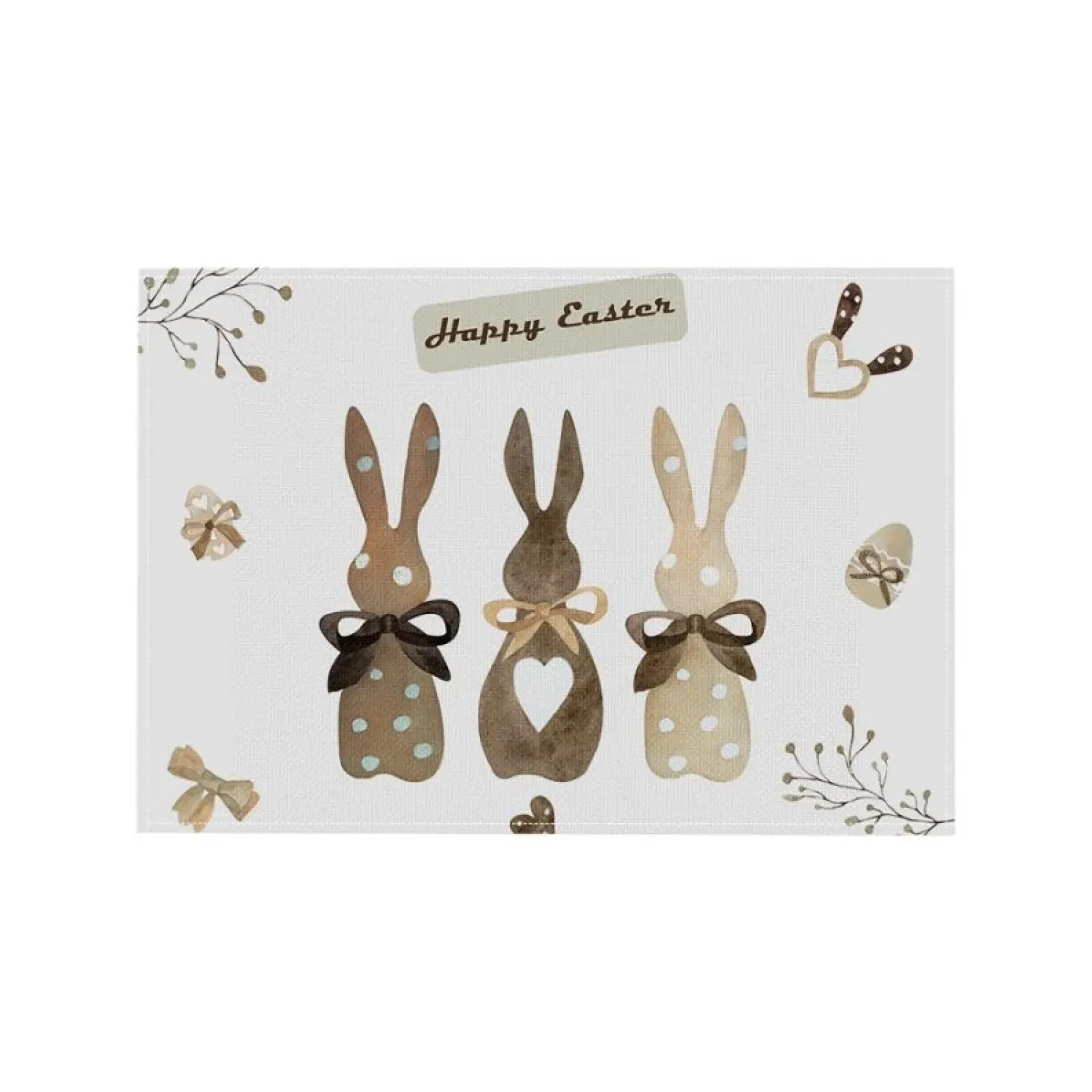 Prestieranie na stôl s veľkonočným motívom 30x45 cm - 1ks