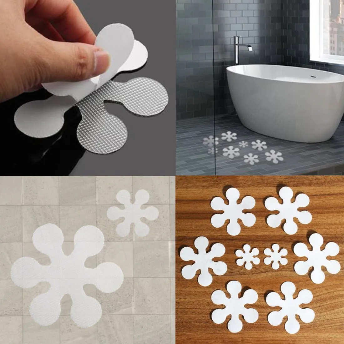 Protišmykové nálepky do vane, 8ks