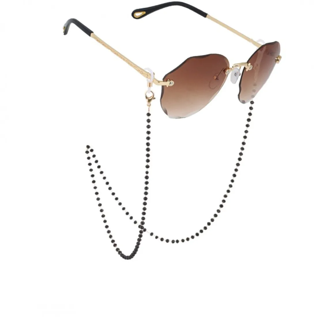 Retiazka na okuliare - čierna