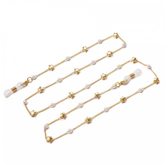 Retiazka na okuliare - zlatá