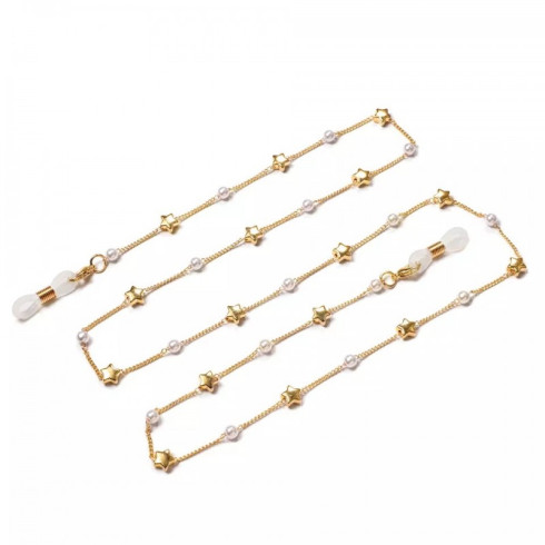 Retiazka na okuliare - zlatá