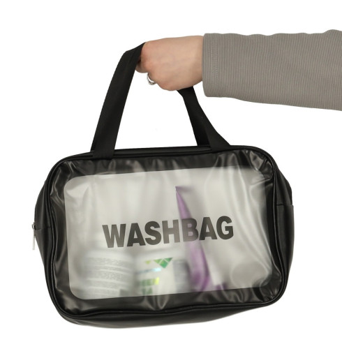 Sada kozmetických tašiek - 3 ks, čierne