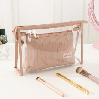 Sada kozmetických taštičiek 2v1 - ružové
