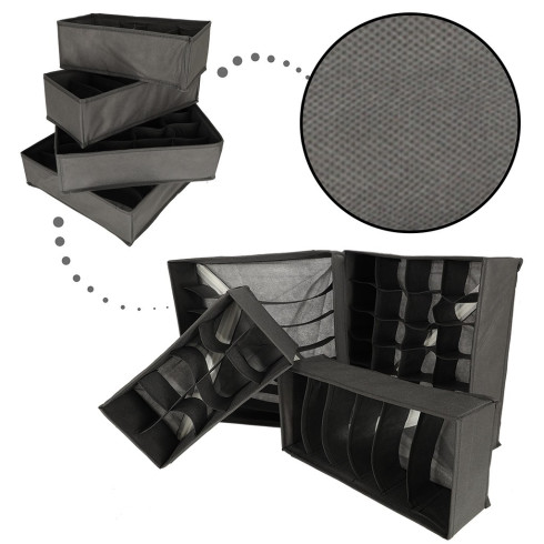 Sada organizérov na spodné prádlo - 4 ks