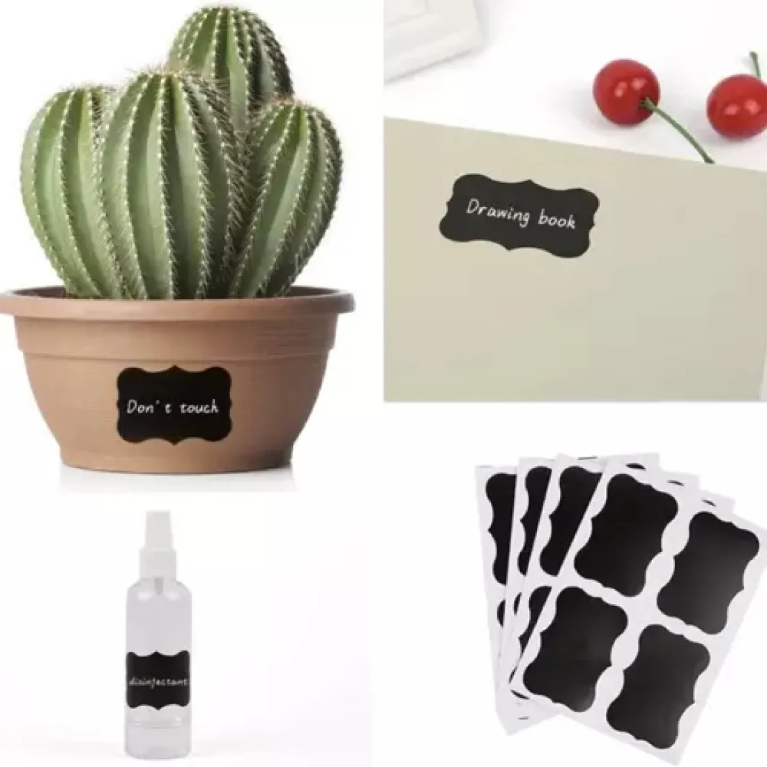 Samolepicí štítky 24 ks + pero