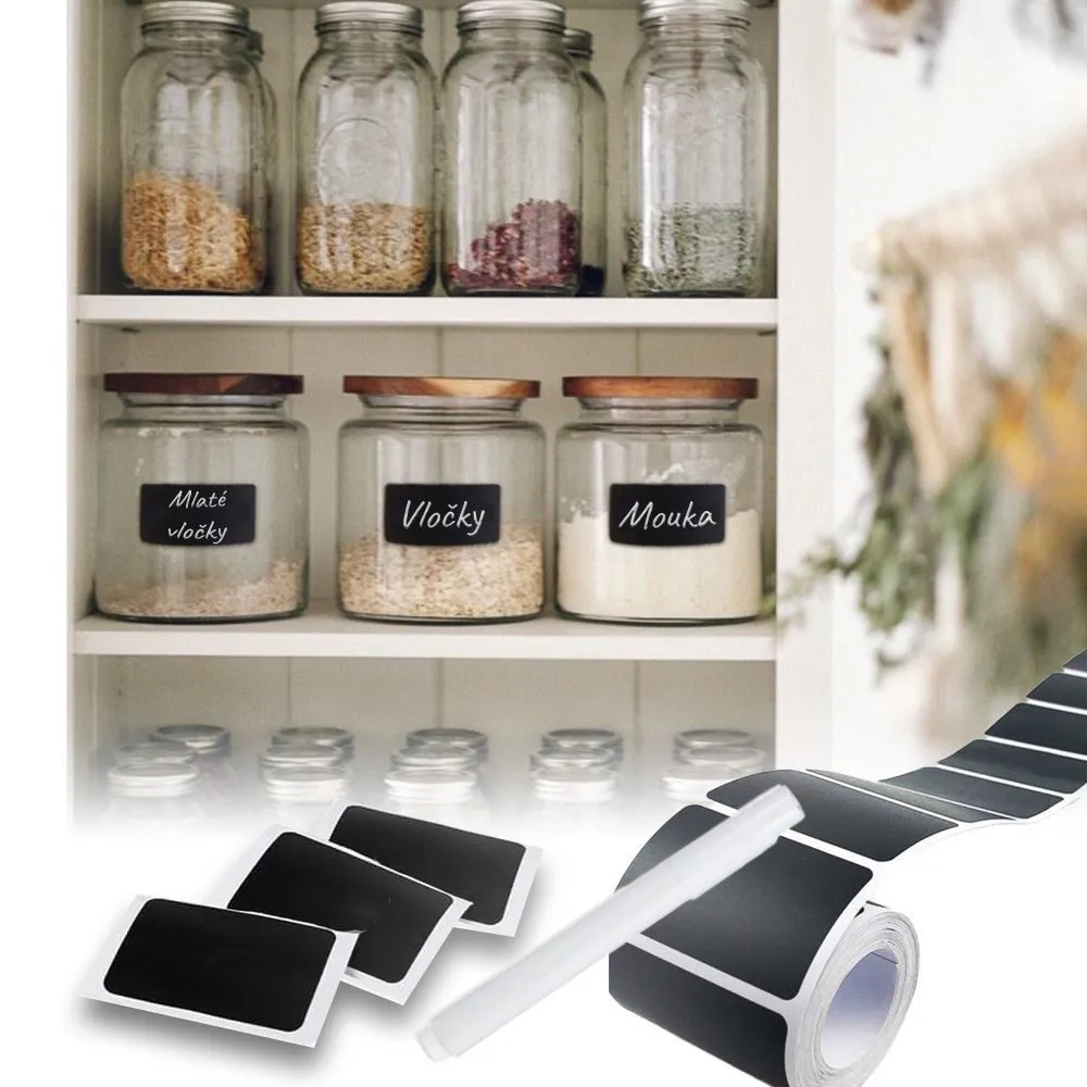 Samolepicí štítky s perem, 120 ks