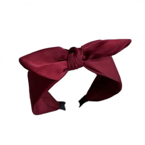 Saténová čelenka do vlasov - ružová