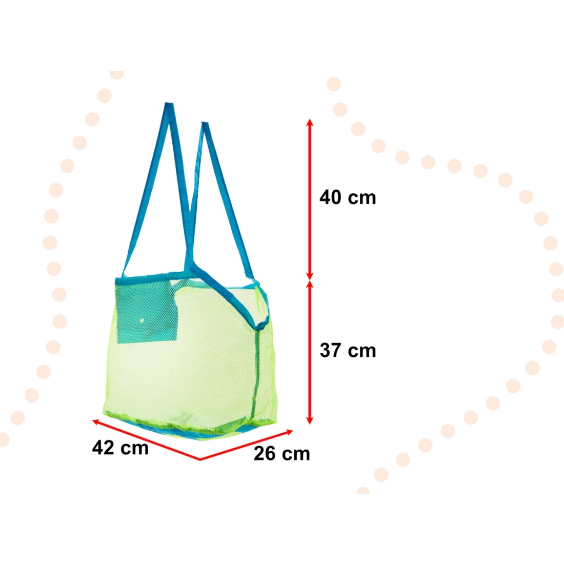 Síťová nákupní/plážová taška