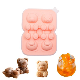 Silikonová forma na čokoládu a ľad - medvedíky