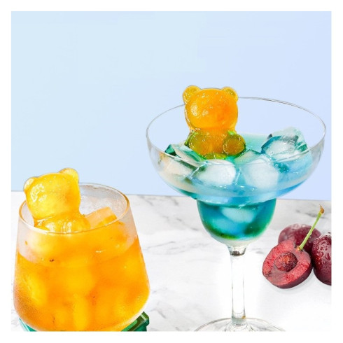 Silikonová forma na čokoládu a ľad - medvedíky