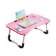 Skládací stolek na notebook - růžový