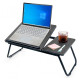 Skladací stolík na notebook - antracitový