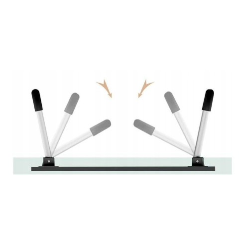 Skládací stolek na notebook - černý