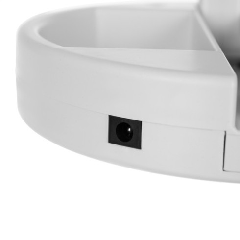 Skladacie kozmetické zrkadlo - zväčšovacie s LED podsvietením