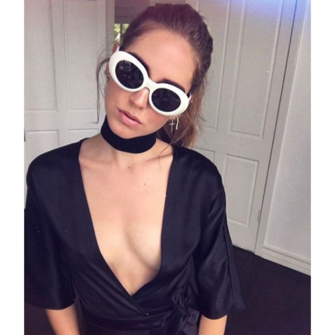 Slnečné okuliare - biele