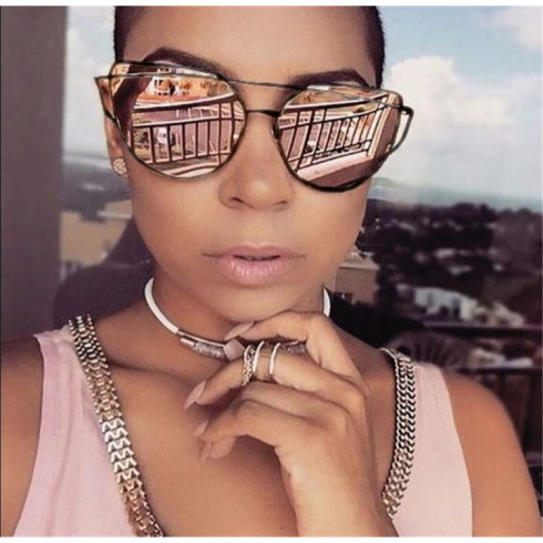 Slnečné okuliare Cat Eye Rose Gold